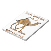 De Hump Dag Notitieblok (Linkerzijde)