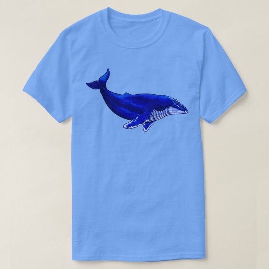 De Humpback Whale T-shirt (Design voorkant)