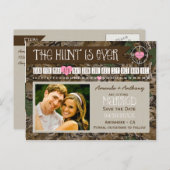 De Hunt Camo Kalender Foto Sla de datumkaarten op Aankondigingskaart (Voorkant / Achterkant)