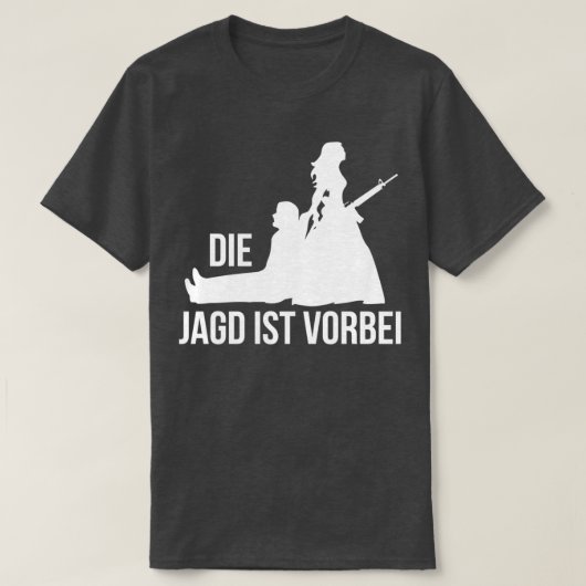 De Hunt is pas T-shirt (Design voorkant)