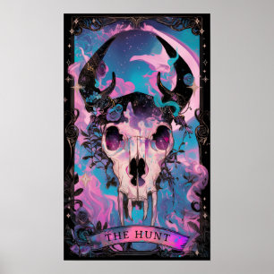 De Hunt Tarot Kaart Witchy Poster