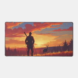 De Hunter's Dilemma bij zonsondergang Bureaumat