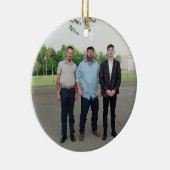 De Huntley Mannen, 2 generaties Keramisch Ornament (Rechts)