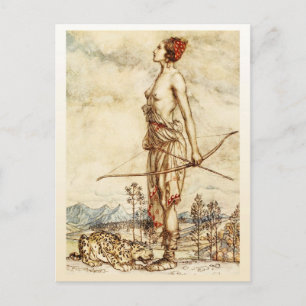 De Huntress Diana Briefkaart