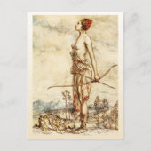 De Huntress Diana Briefkaart (Voorkant)