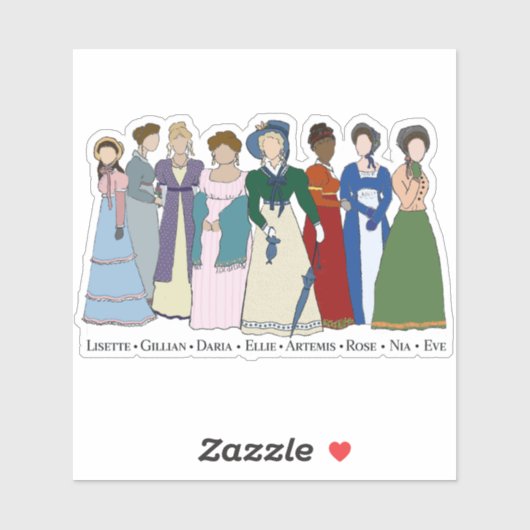 De Huntresses, op maat gesneden vinyl sticker (Vel)