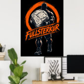 De Husafell-steen - Fullsterkur Poster (Thuiskantoor)