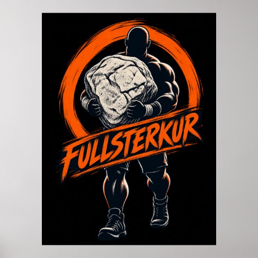 De Husafell-steen - Fullsterkur Poster (Voorkant)