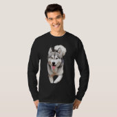 De Husky Walking T-shirt (Voorkant volledig)