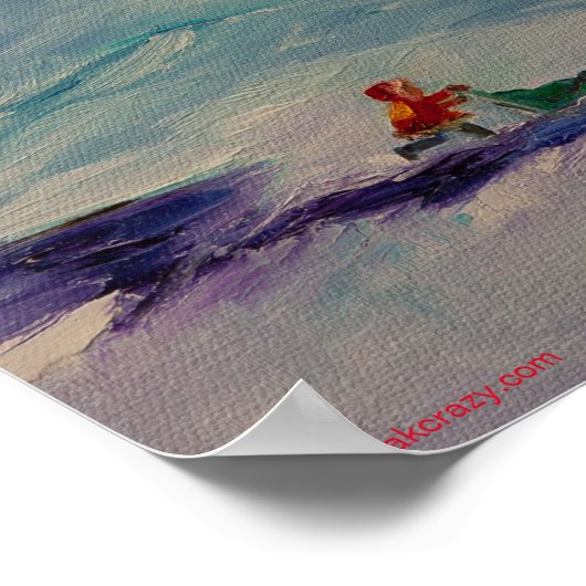 De Huslia Hustler, Alaskan Musher Poster (Hoek)