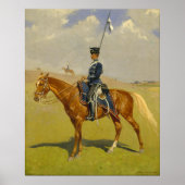 De Hussar, Frederic Remington Poster (Voorkant)