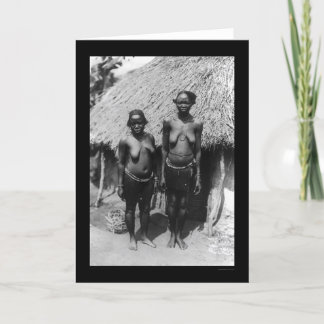 De Hut 1920 van de Soedan van de Vrouwen van Kaart