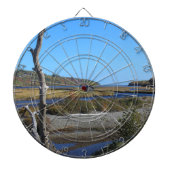 De hut in de Inham van de Gans Dartbord (Voorkant)