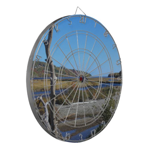 De hut in de Inham van de Gans Dartbord (Voorkant Links)