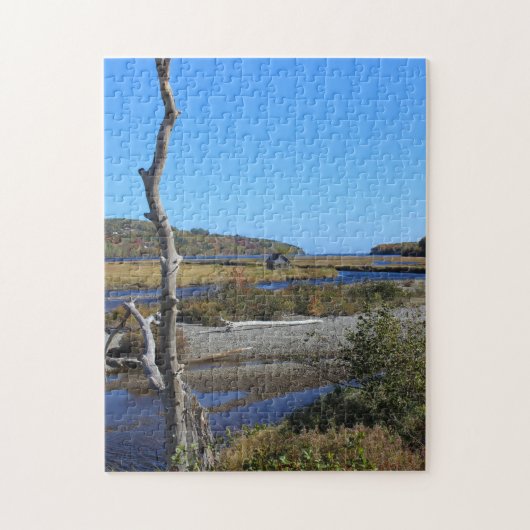 De hut in de Inham van de Gans Legpuzzel (Verticaal)