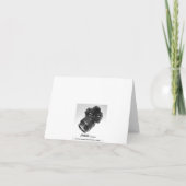 De Hut Notecard van de bever - 1 Kaart (Achterkant)