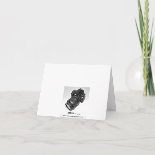 De Hut Notecard van de bever - 1 Kaart (Achterkant)