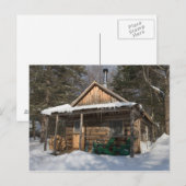 De hutten bij de Little Lyford Pond van de AMC Briefkaart (Voorkant / Achterkant)