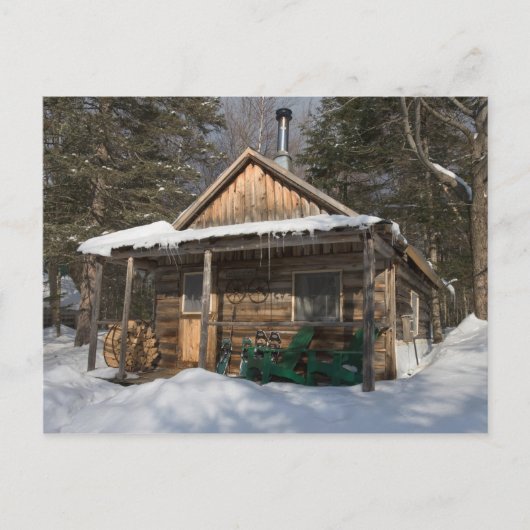 De hutten bij de Little Lyford Pond van de AMC Briefkaart (Voorkant)