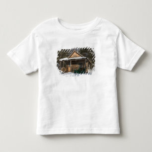 De hutten bij het Little Lyford Pond van de AMC Kinder Shirts