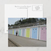 De Hutten van het strand Briefkaart (Voorkant / Achterkant)