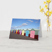 De Hutten van het strand Kaart (Gele Bloem)