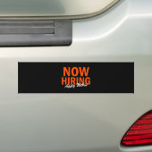 De huur is nu binnen van toepassing bumpersticker (Op auto)
