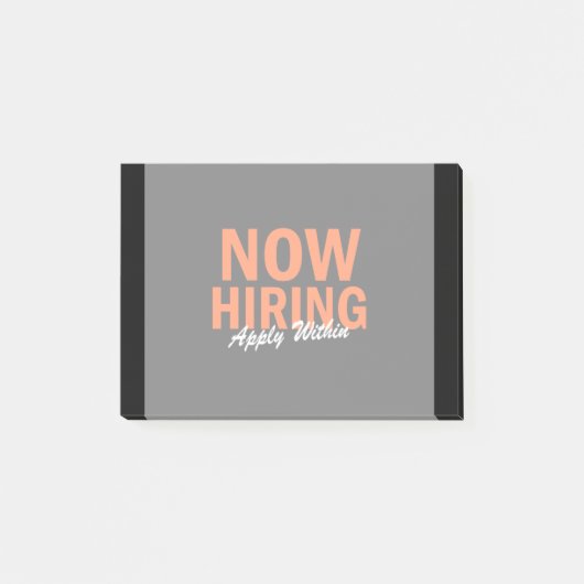 De huur is nu binnen van toepassing post-it® notes (Voorkant)