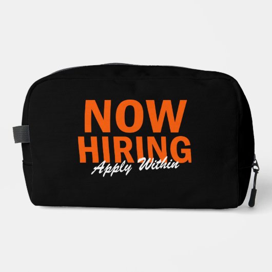 De huur is nu binnen van toepassing toilettasje (Voorkant)