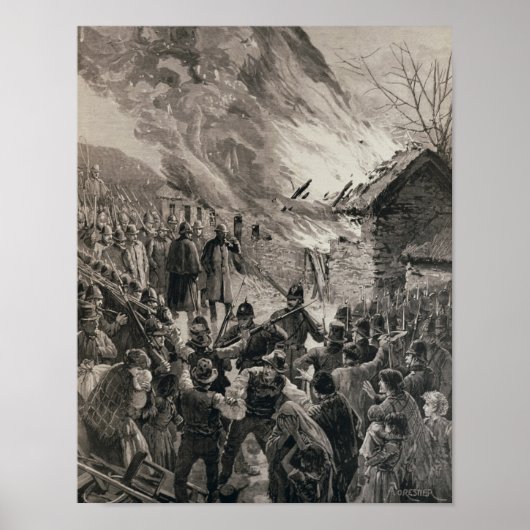 De Huuroorlog in Ierland Poster (Voorkant)