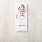 De Huwelijksbruiloft van de deurhanger verstoort g (Op knop)