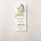 De Huwelijksbruiloft van de deurhanger verstoort g (Op knop)