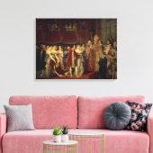 De huwelijksceremonie canvas afdruk (Insitu (Woonkamer))