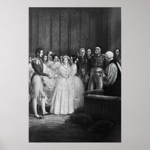 De huwelijksceremonie poster