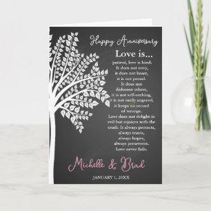 De huwelijksdag liefde is...cadeau voor bruiloft m kaart