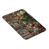 De huwelijksfeast op Cana, detail van het banket Magneet (Rechterzijde)