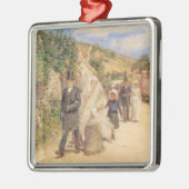 De Huwelijksmars (Huwelijksscène) Metalen Ornament (Links)