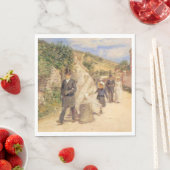 De huwelijksmars (huwelijksscène) servet (Insitu)