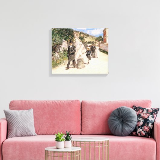 De huwelijksmars van Robinson,  Passen getrouwd Canvas Afdruk (Insitu (Woonkamer))