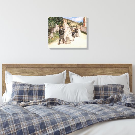 De huwelijksmars van Robinson,  Passen getrouwd Canvas Afdruk (Insitu (Slaapkamer))