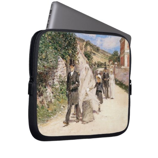 De huwelijksmars van Robinson,  Passen getrouwd Laptop Sleeve (Voorkant Rechts)