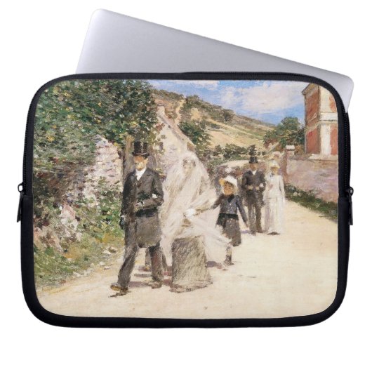 De huwelijksmars van Robinson,  Passen getrouwd Laptop Sleeve (Voorkant)
