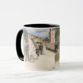 De huwelijksmars van Robinson,  Passen getrouwd Mok (Voorkant links)