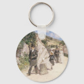 De huwelijksmars van Robinson,  Passen getrouwd Sleutelhanger (Voorkant)