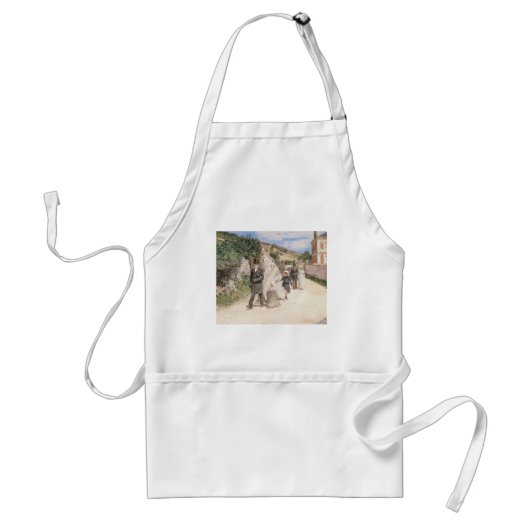 De huwelijksmars van Robinson,  Passen getrouwd Standaard Schort (Voorkant)