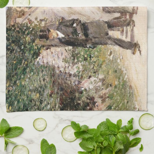 De huwelijksmars van Robinson,  Passen getrouwd Theedoek (Gevouwen)