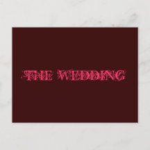 De huwelijksuitnodiging