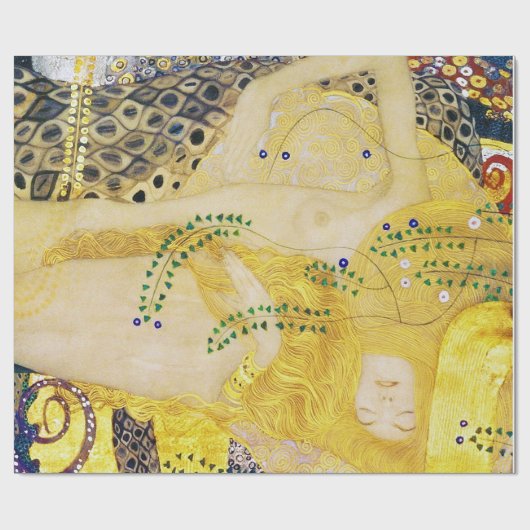 De Hydra, Gustav Klimt Cadeaupapier (Vlak)