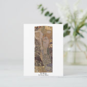 De hydra van Gustav Klimt Briefkaart (Staand voorkant)