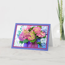 De hydrangea hortensia kleurt & grenzen II